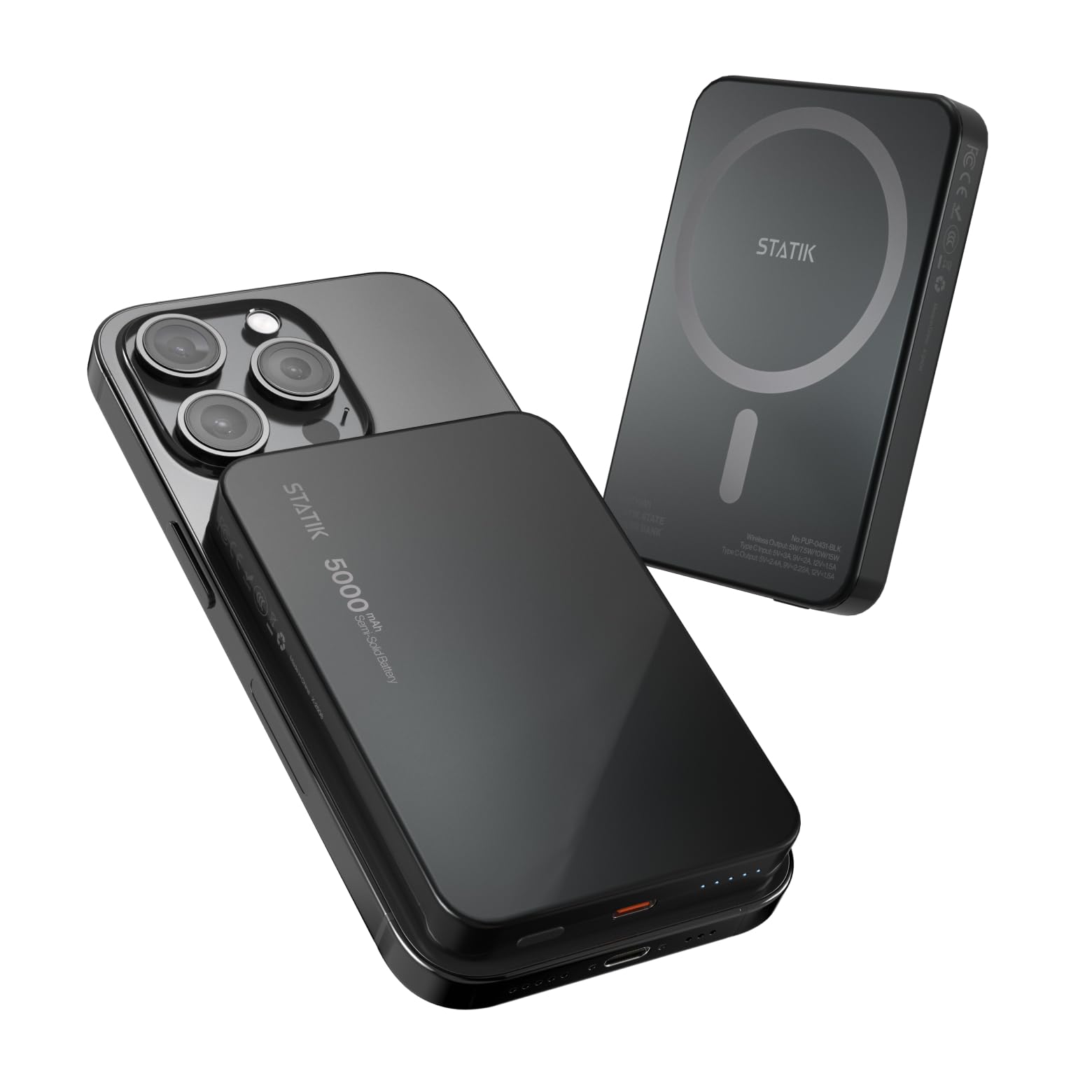 Amazon.com: Statik State - MagSafe Compatible Power Bank, Portable